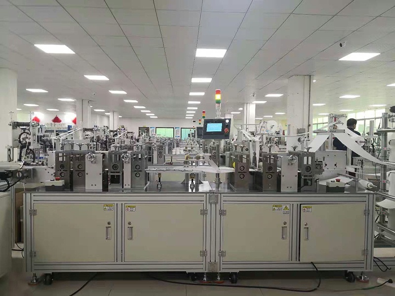 全自動(dòng)KF94魚(yú)型口罩機(jī)